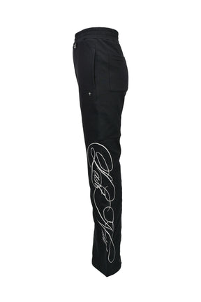 EMBROIDERY SWEAT PANTS / BLK