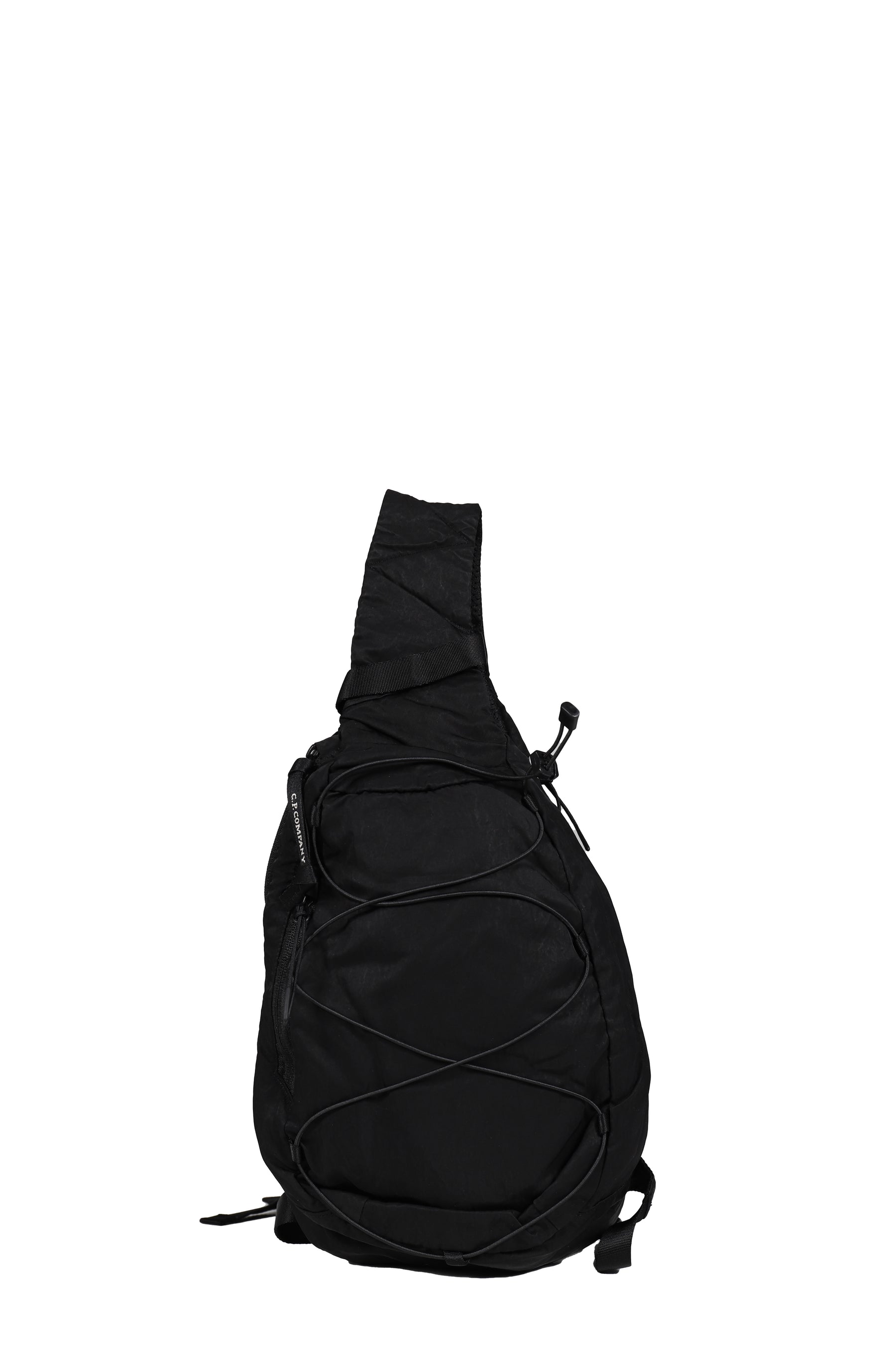 NYLON B CROSSBODY BACKPACK / BLK