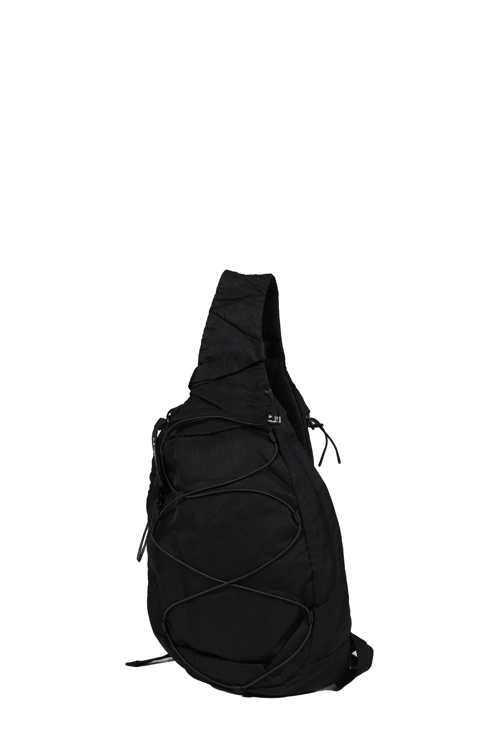 NYLON B CROSSBODY BACKPACK / BLK