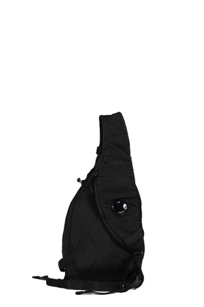 NYLON B CROSSBODY BACKPACK / BLK