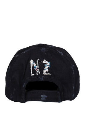 WE NEED TO BE CAUTIOUS!! BASEBALL HAT / BLK