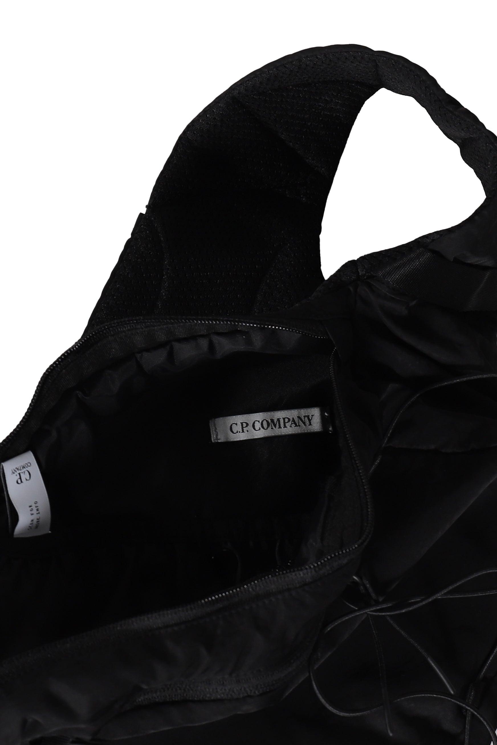 NYLON B CROSSBODY BACKPACK / BLK