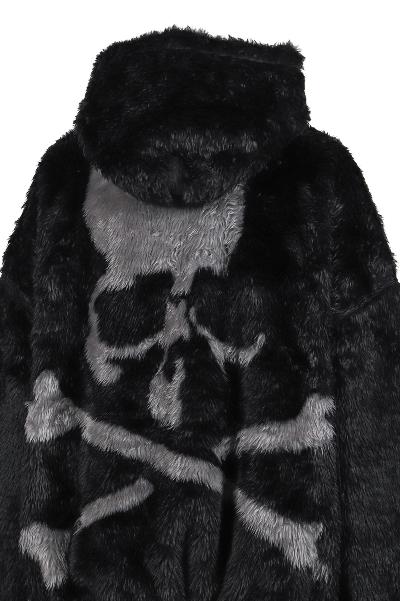 POLAR BEAR ZIP-UP HOODIE / BLK