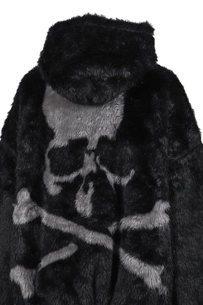 POLAR BEAR ZIP-UP HOODIE / BLK