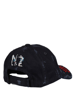 WE NEED TO BE CAUTIOUS!! BASEBALL HAT / BLK
