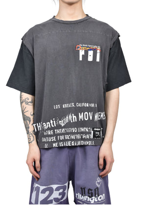 MODA APOCRYPHA QUAD TEE / BLK