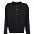 SOFT RIB HENLEY / BLK