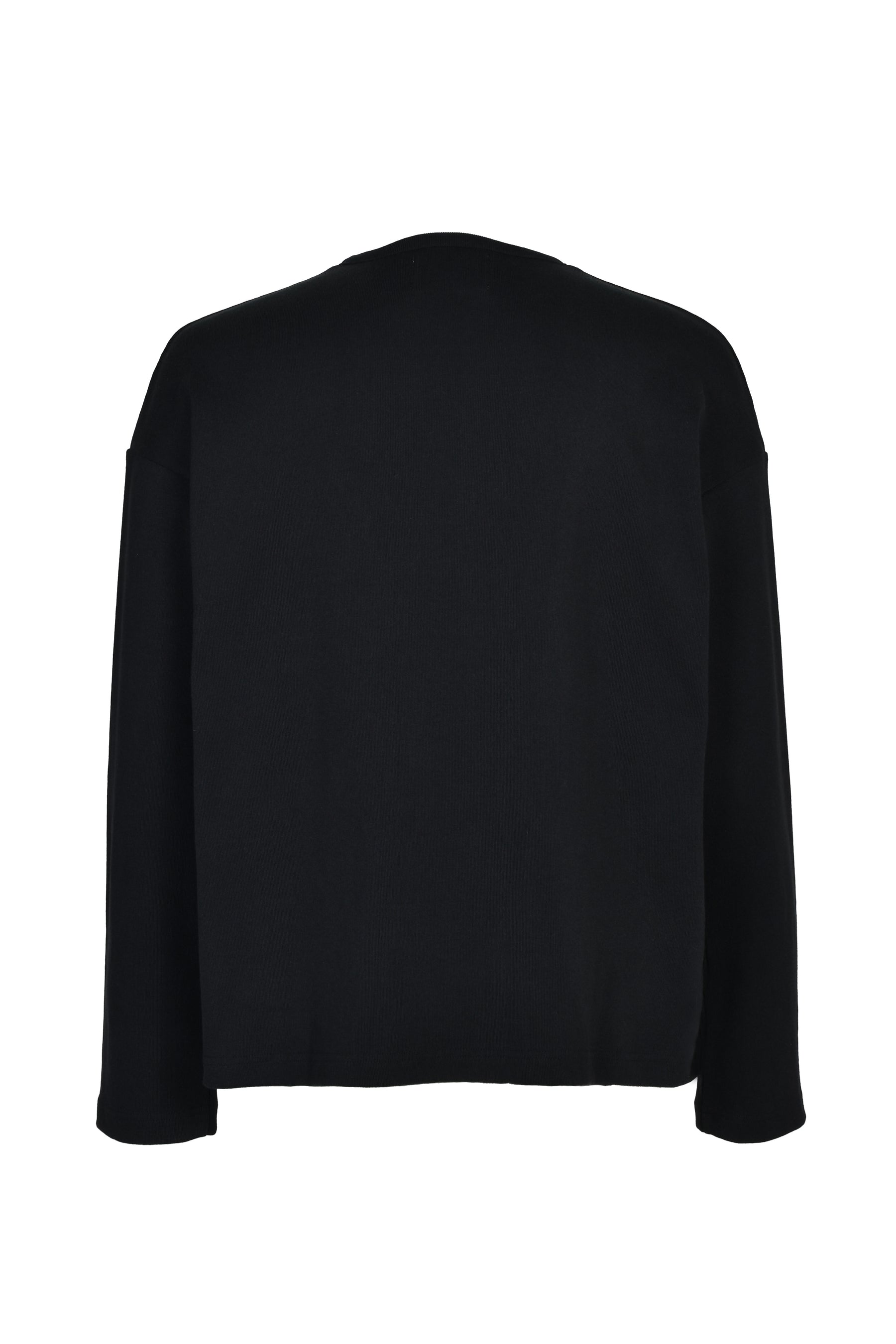 SOFT RIB HENLEY / BLK