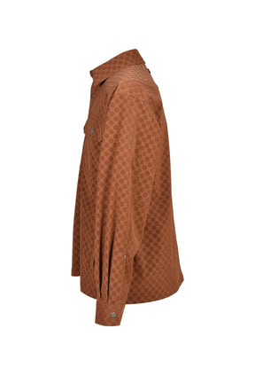 FAUX SUEDE NEW RICH SHIRT / BRW