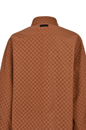 FAUX SUEDE NEW RICH SHIRT / BRW