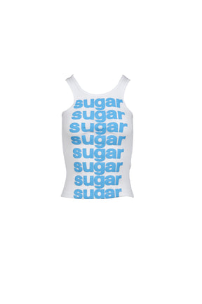 ASHLEY WILLIAMS ASHLEY WILLIAMS SS26 VEST / SUGAR - NUBIAN NUBIAN