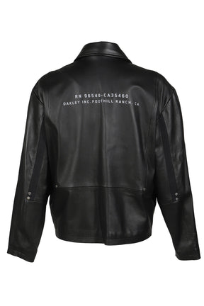 LEATHER JACKET / BLK