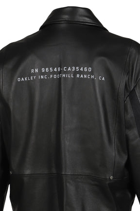 LEATHER JACKET / BLK