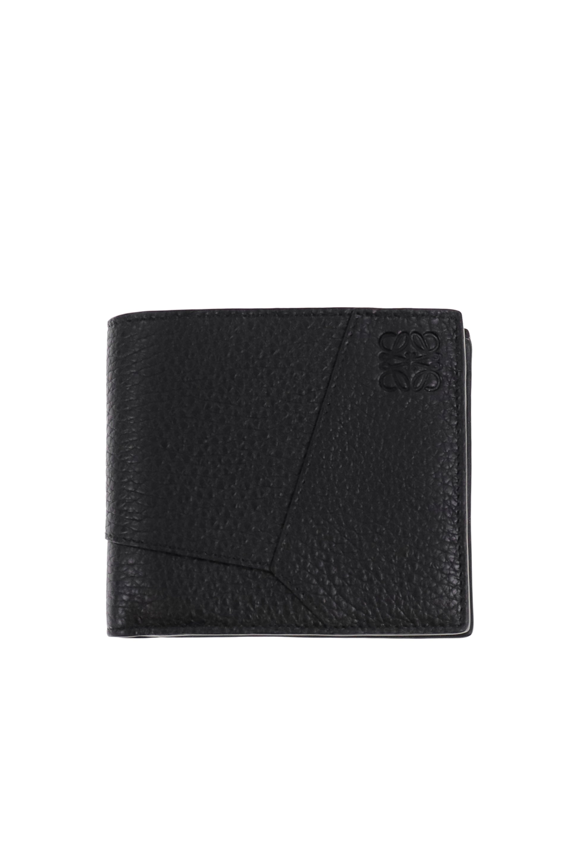 PUZZLE EDGE BIFOLD COIN WALLET / BLK