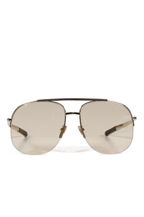 NAVIGATOR SUNGLASSES / GLD