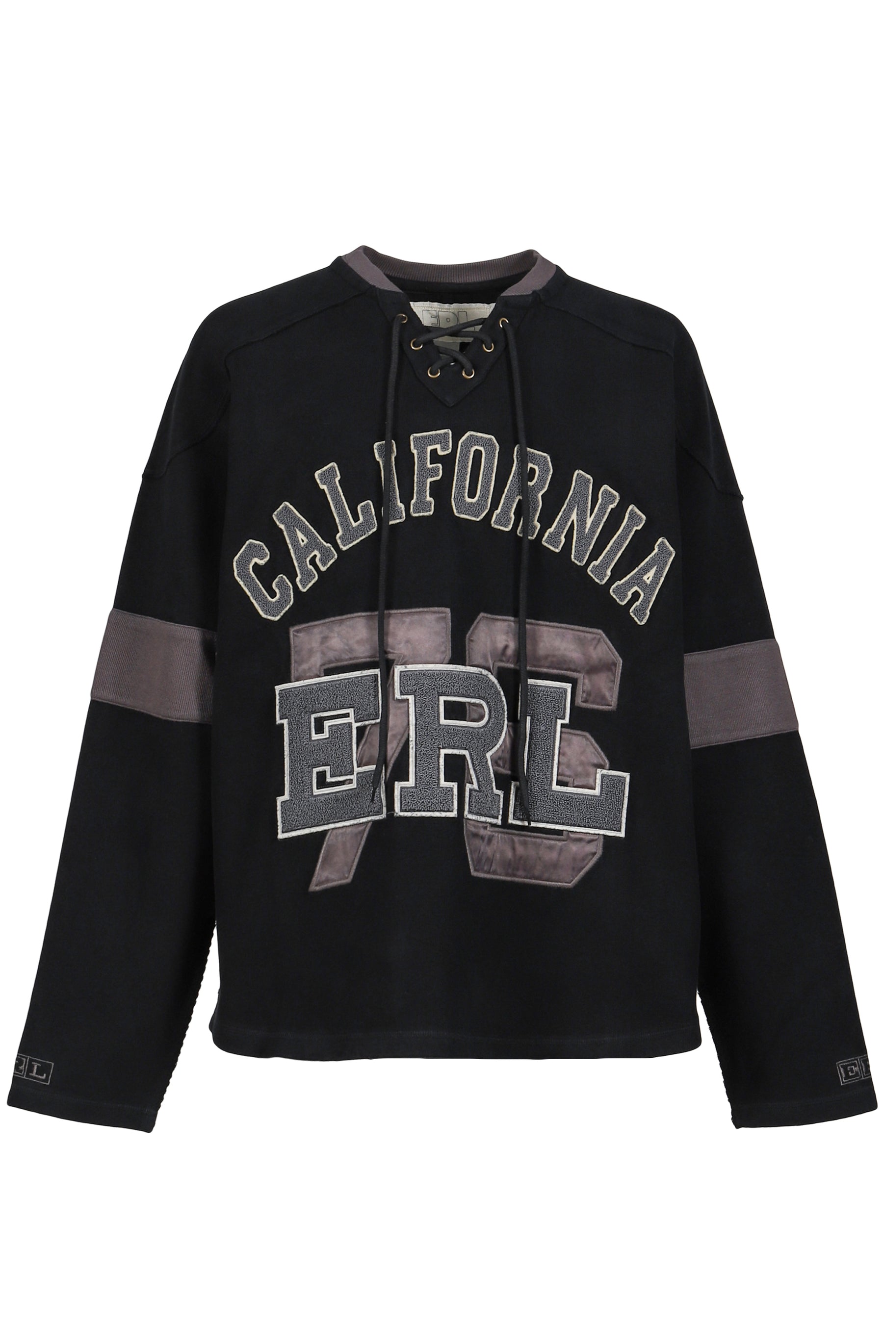 LACED HOCKEY JERSEY KNIT / BLK