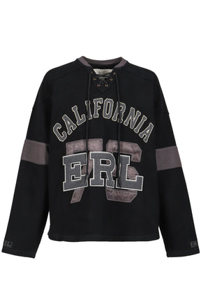 LACED HOCKEY JERSEY KNIT / BLK