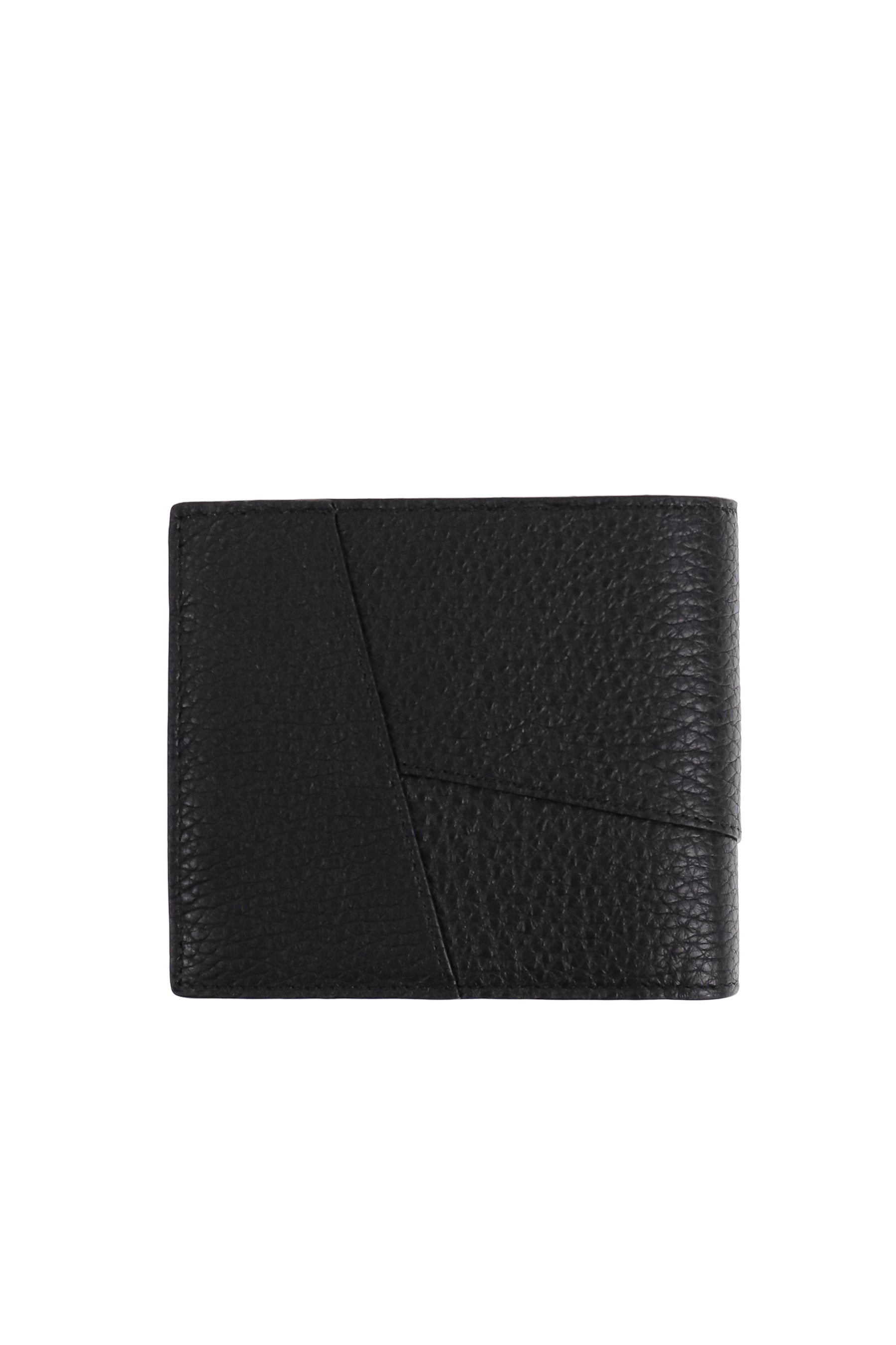 PUZZLE EDGE BIFOLD COIN WALLET / BLK