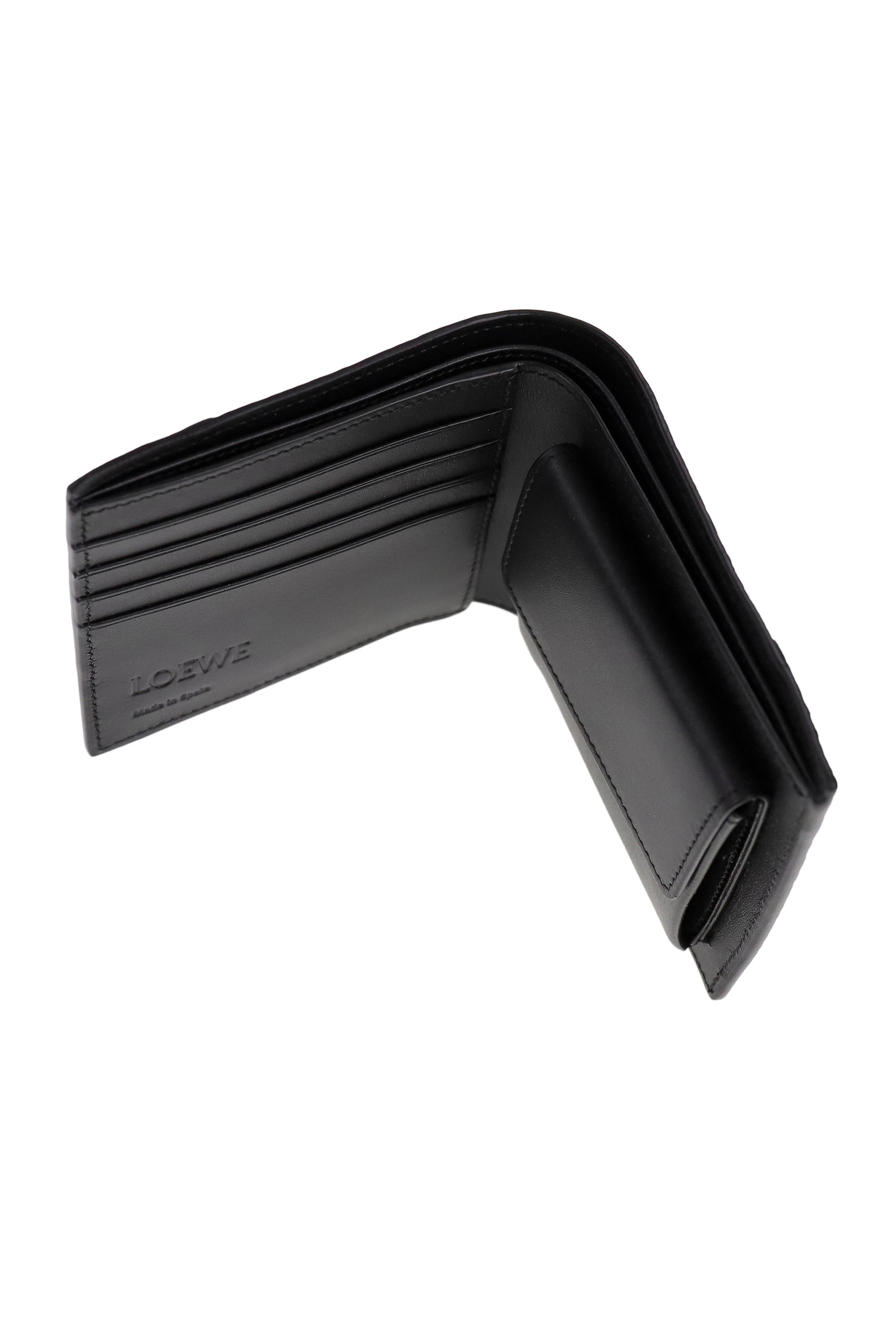 PUZZLE EDGE BIFOLD COIN WALLET / BLK
