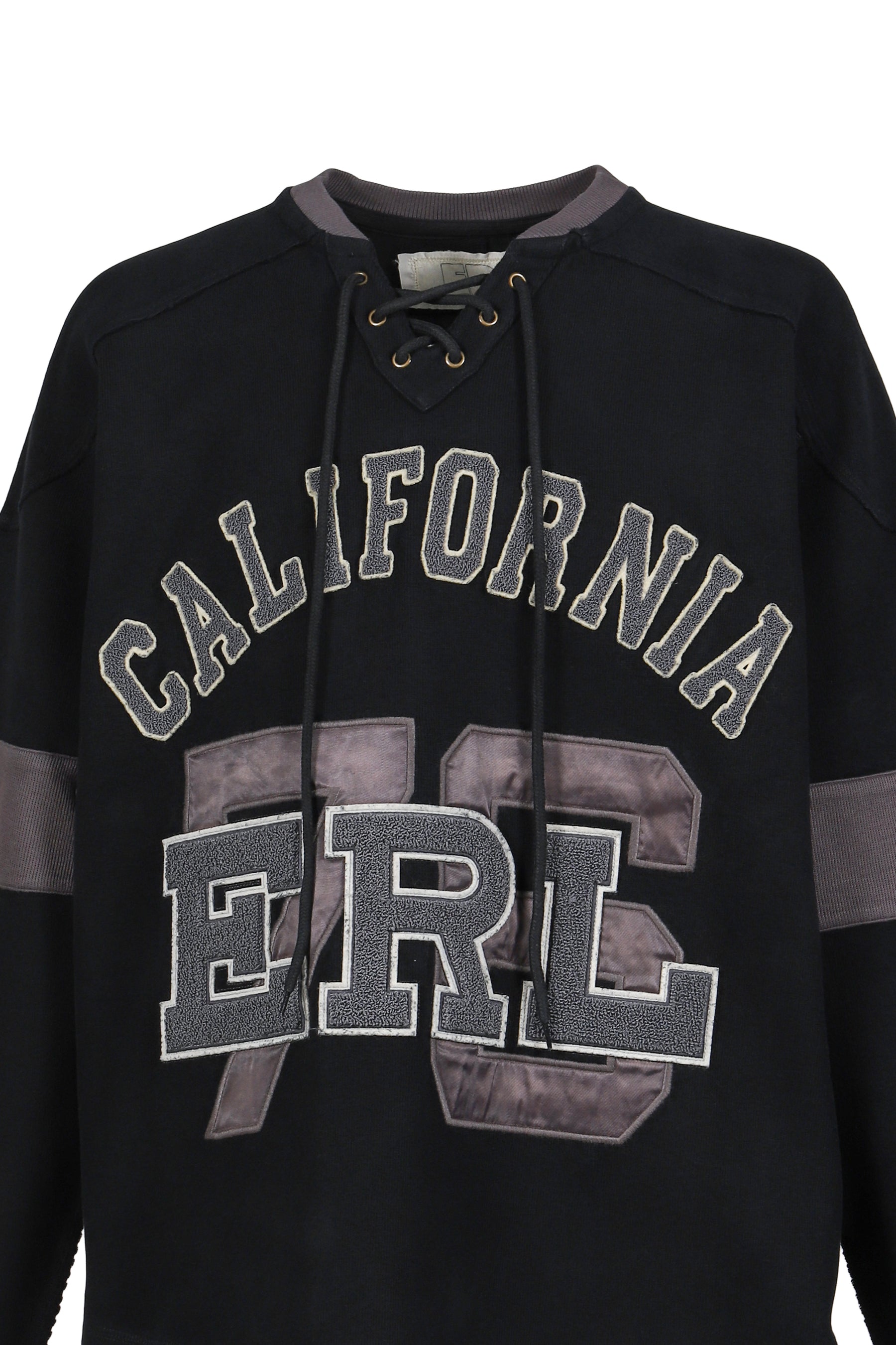 LACED HOCKEY JERSEY KNIT / BLK