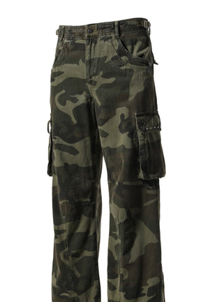 Jaded London TROOPER CAMO CARGO PANT / CAMO
