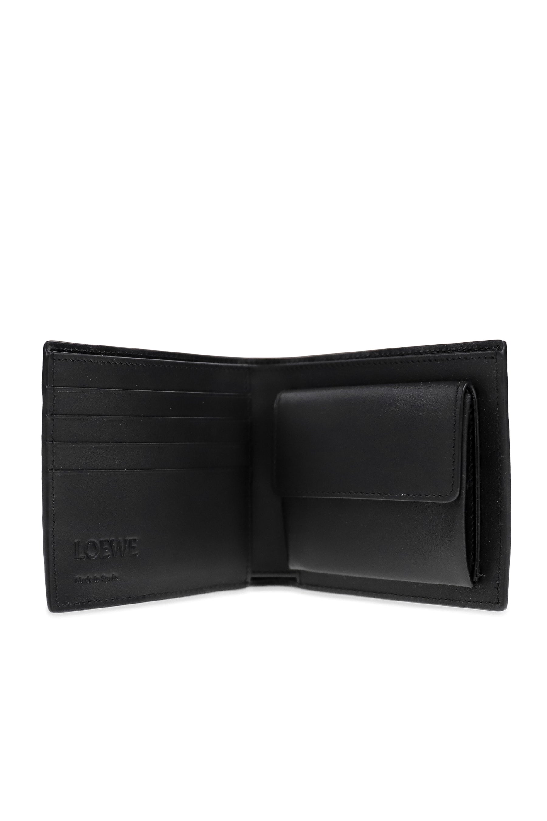 PUZZLE EDGE BIFOLD COIN WALLET / BLK