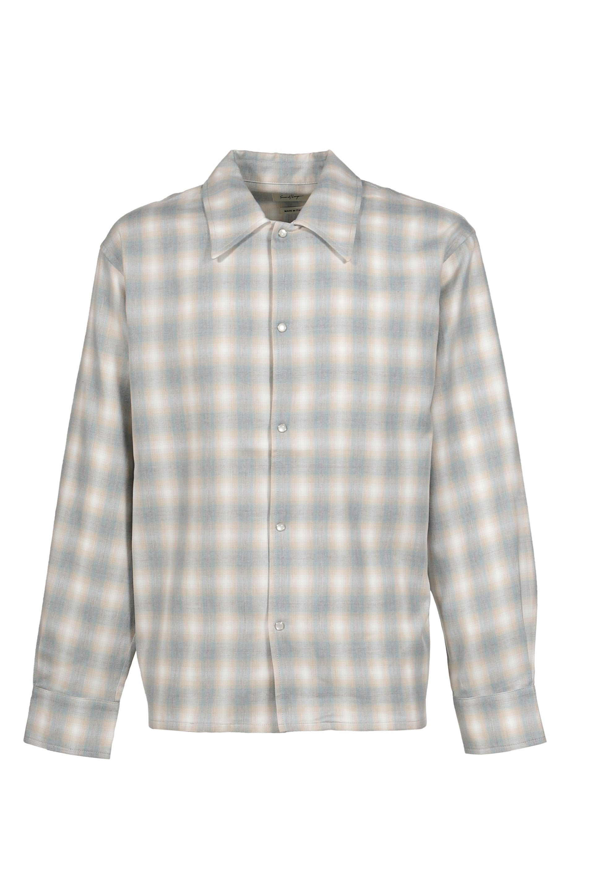RELAXED LS SHIRT / GRN CHECK