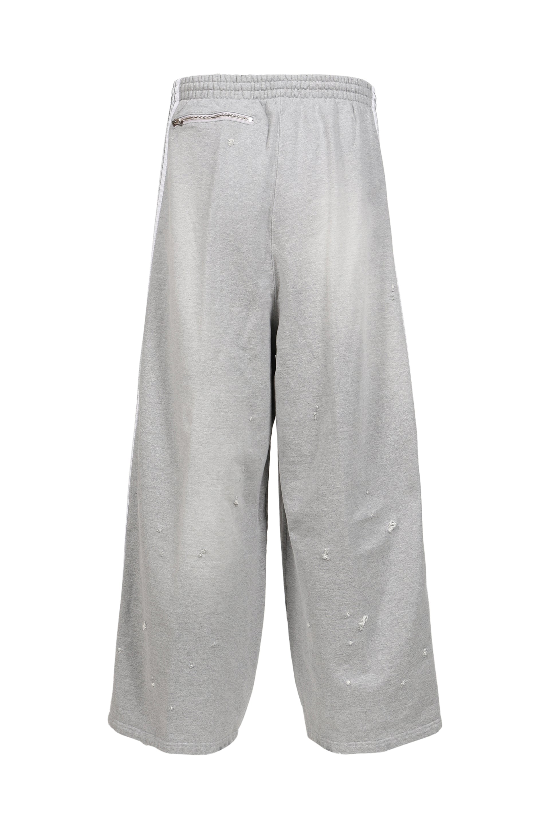H.D. TRACK PANT - COTTON JERSEY / DAMAGED (20TH EXCLUSIVE) / GRY