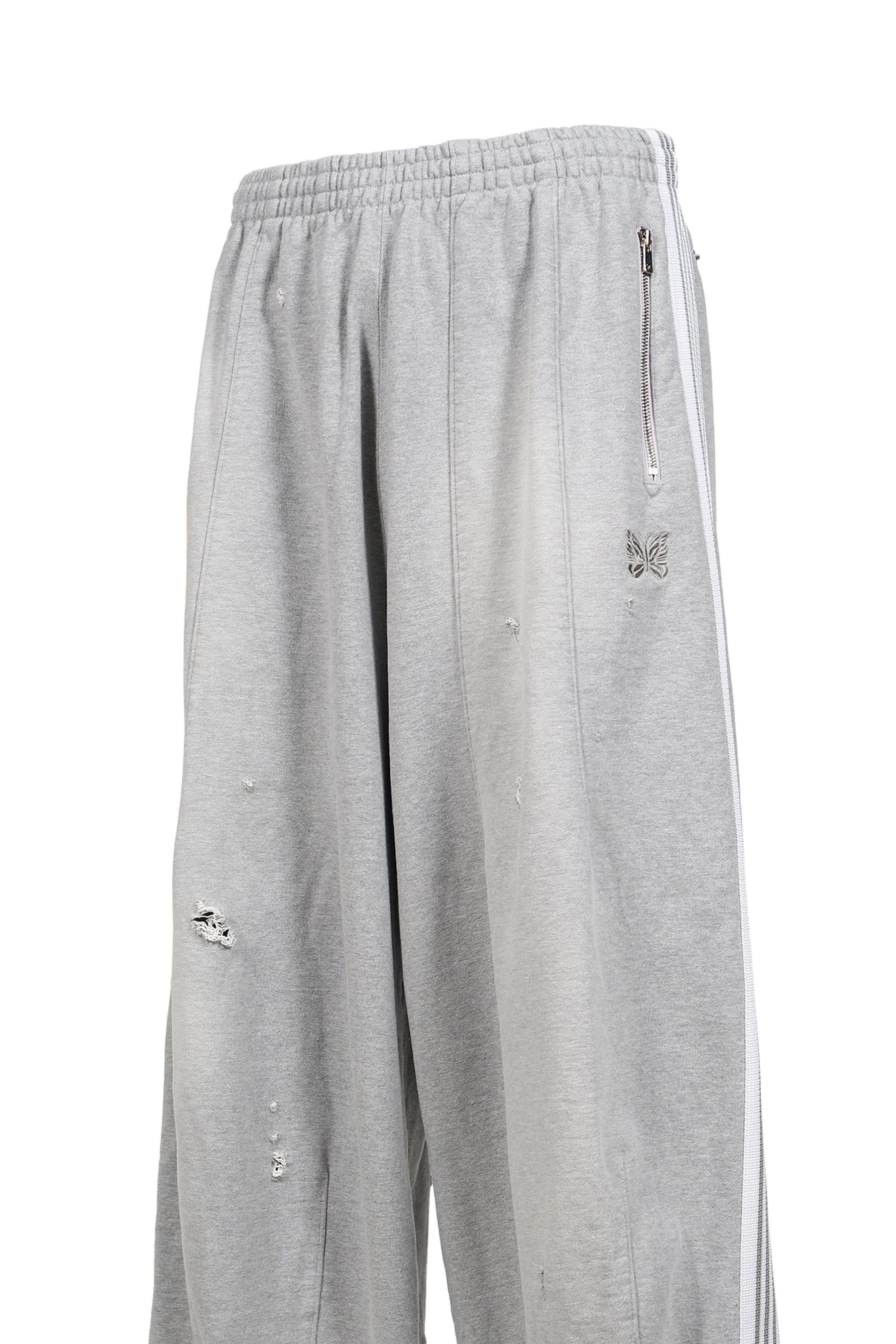 H.D. TRACK PANT - COTTON JERSEY / DAMAGED (20TH EXCLUSIVE) / GRY