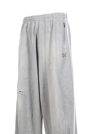 H.D. TRACK PANT - COTTON JERSEY / DAMAGED (20TH EXCLUSIVE) / GRY