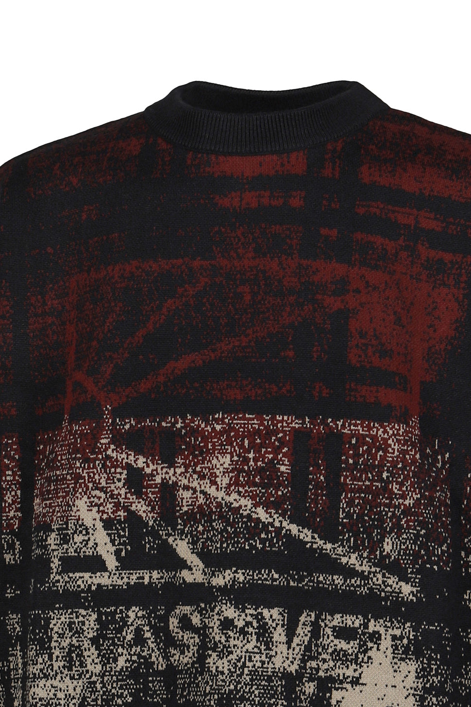 LOGO KNIT SWEATER / DARK BRW 