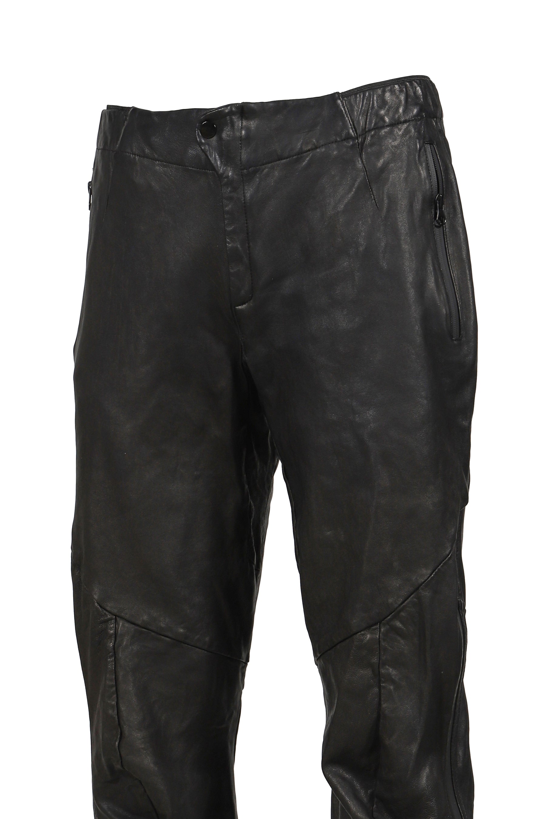 ARC LEATHER PANT / BLK