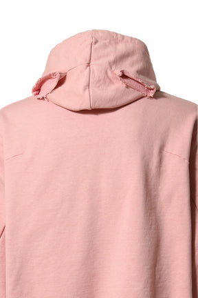 "DOUBLAND" EMBROIDERY HOODIE / PINK