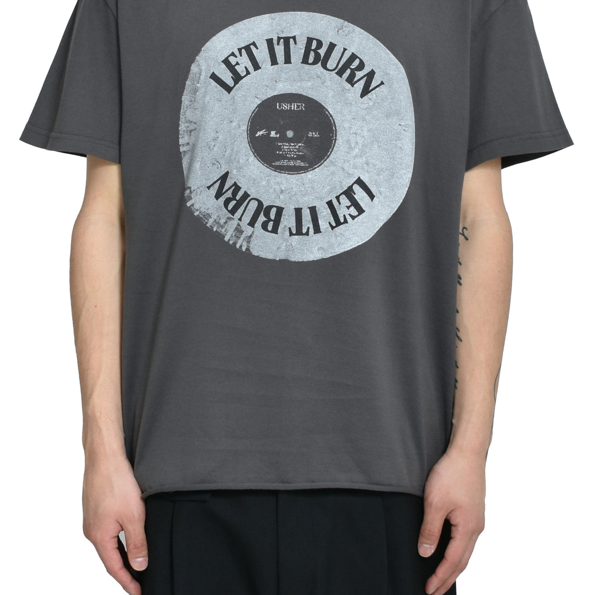 トップス CEDARWOOD BURN SHORT SLEEVE CEDARWOOD SS25 BURN SHORT SLEEVE / WASHED BLK - NUBIAN