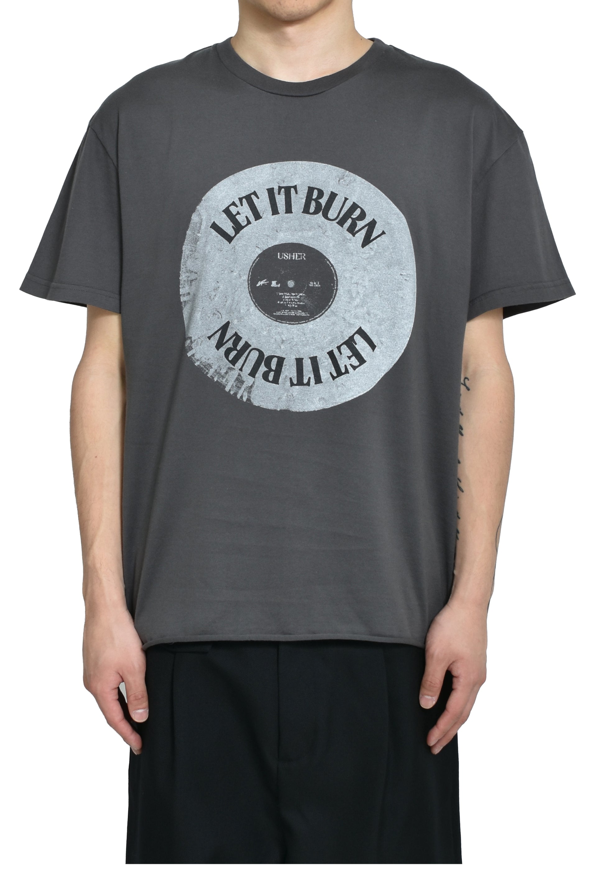 BURN SHORT SLEEVE / WASHED BLK