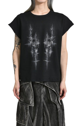 AUTOMATAX SLEEVELESS T-SHIRT / BLK