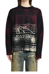 LOGO KNIT SWEATER / DARK BRW 