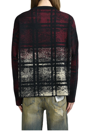 LOGO KNIT SWEATER / DARK BRW 