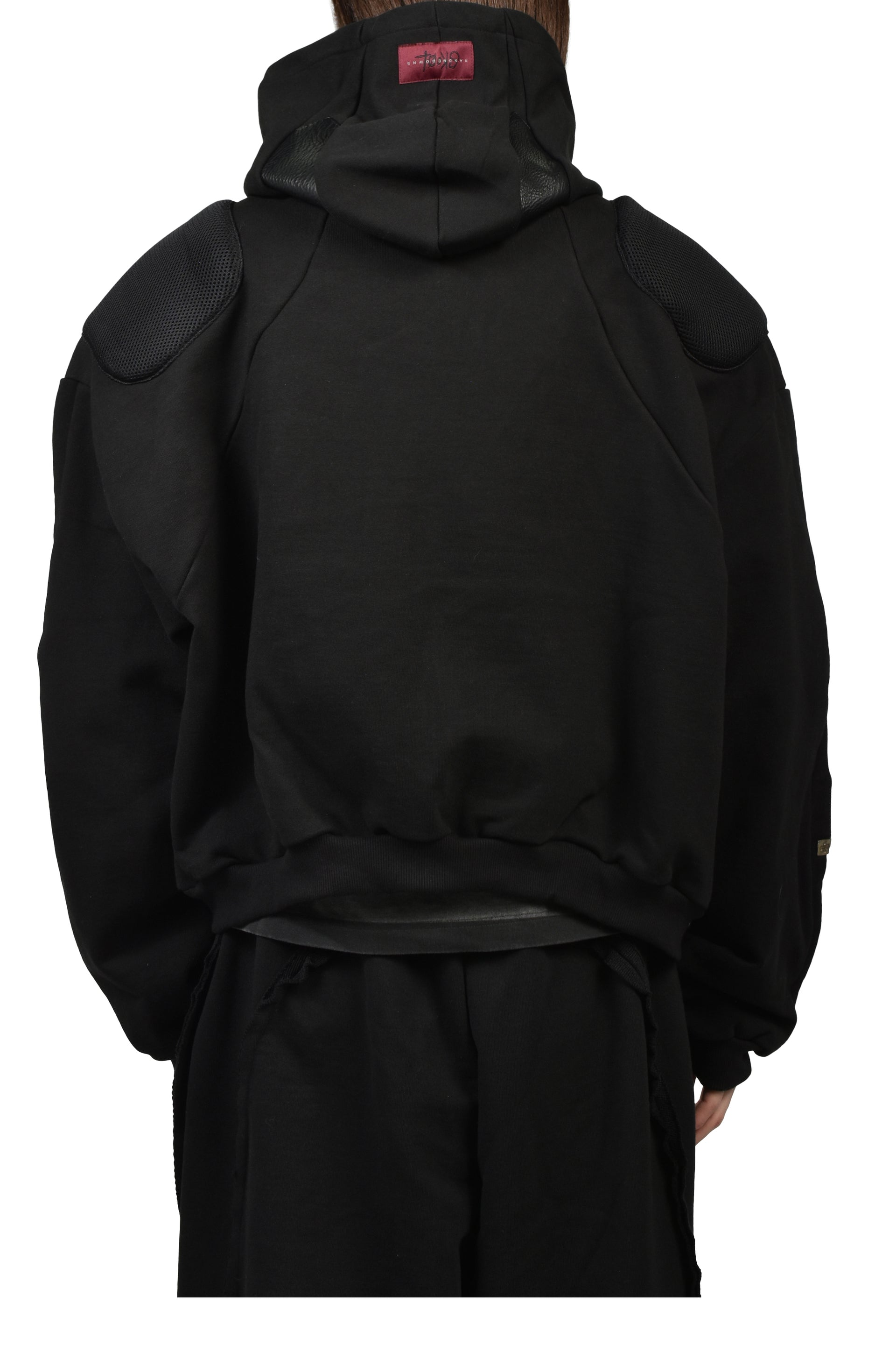 PADDED HOODIE / BLK