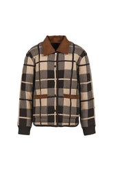 Quilted Plaid Liner Jacket