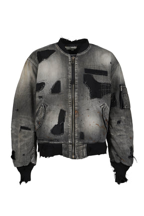 HARD REMAKED DUAL DENIM MA-1 / BLK