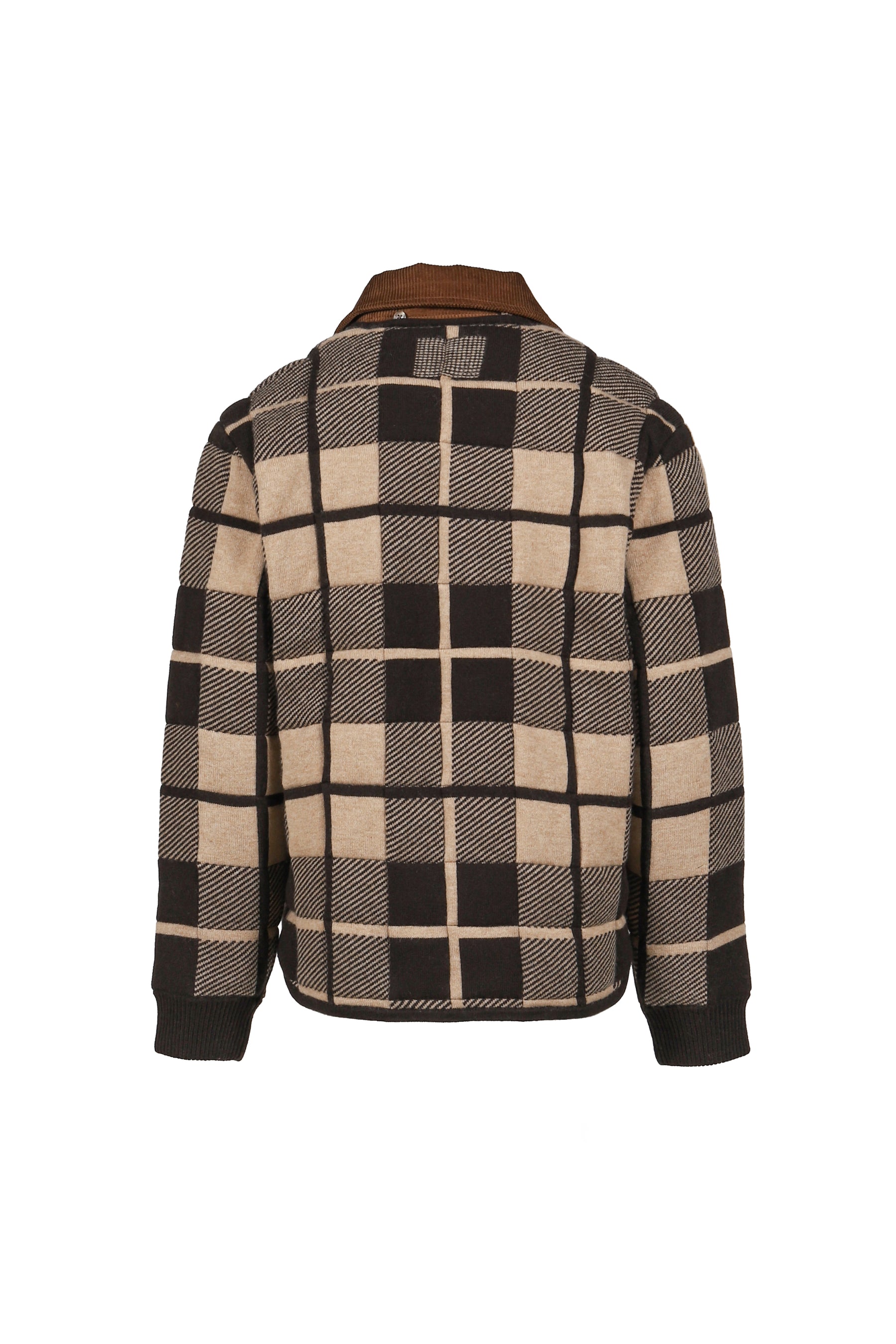 Quilted Plaid Liner Jacket