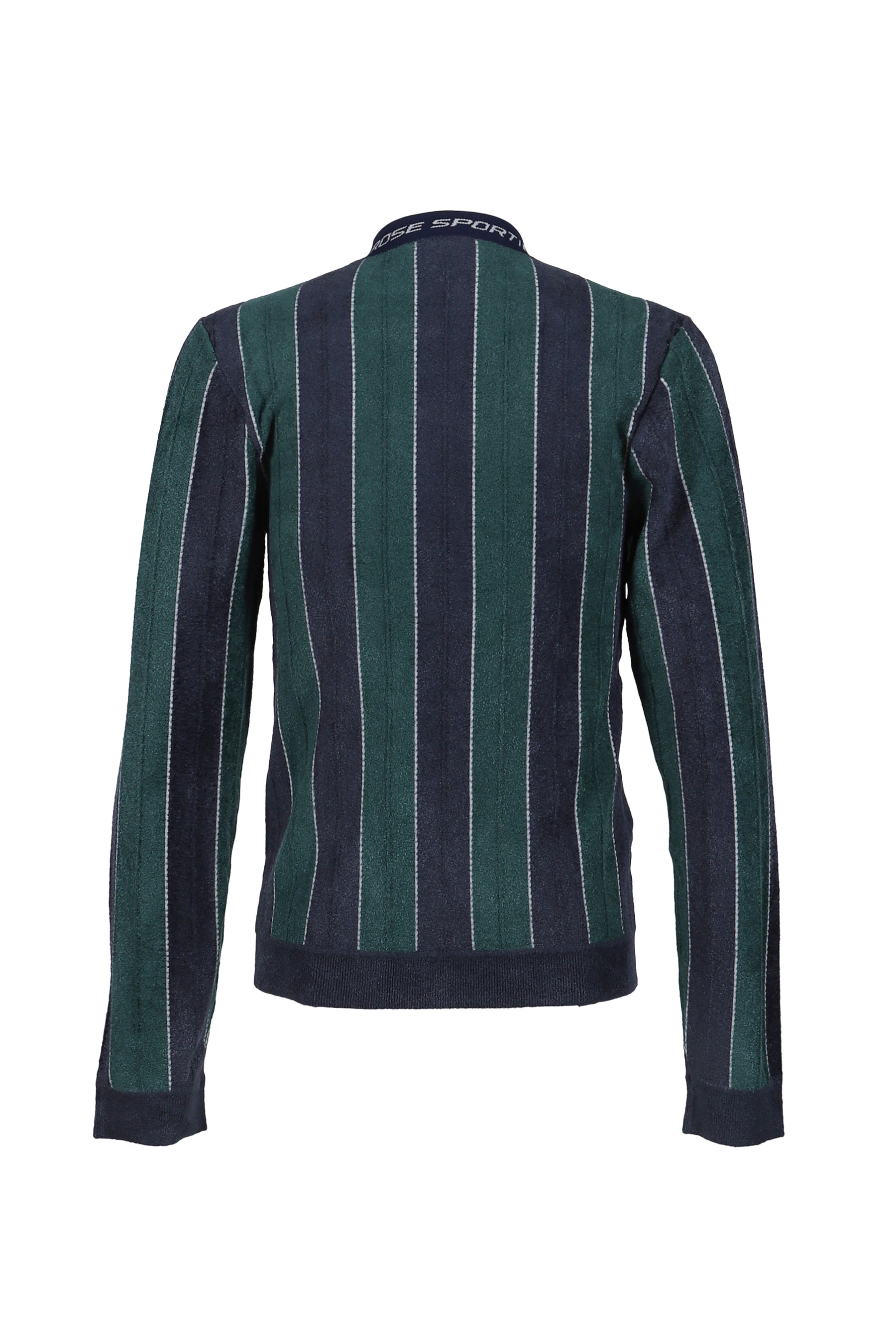 SPORTY LOGO CREW NECK / GRN NVY