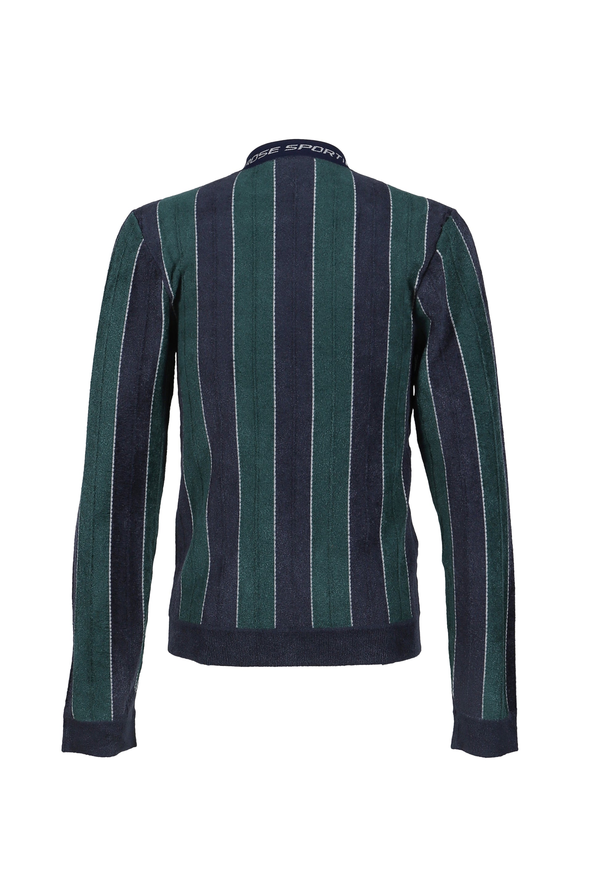 SPORTY LOGO CREW NECK / GRN NVY