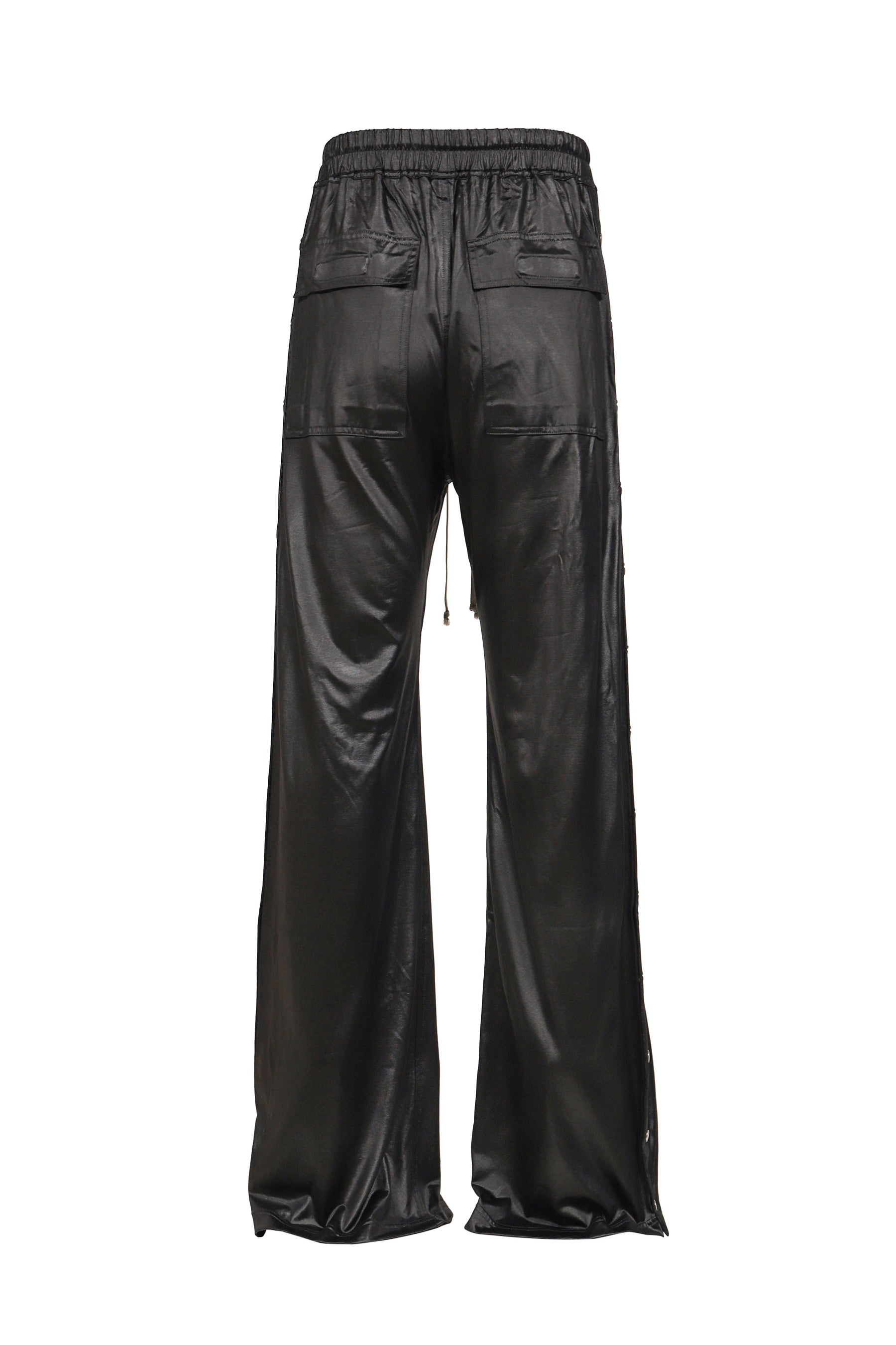 Rick Owens DRKSHDW SS26 WIDE PUSHER PANTS / BLK - NUBIAN