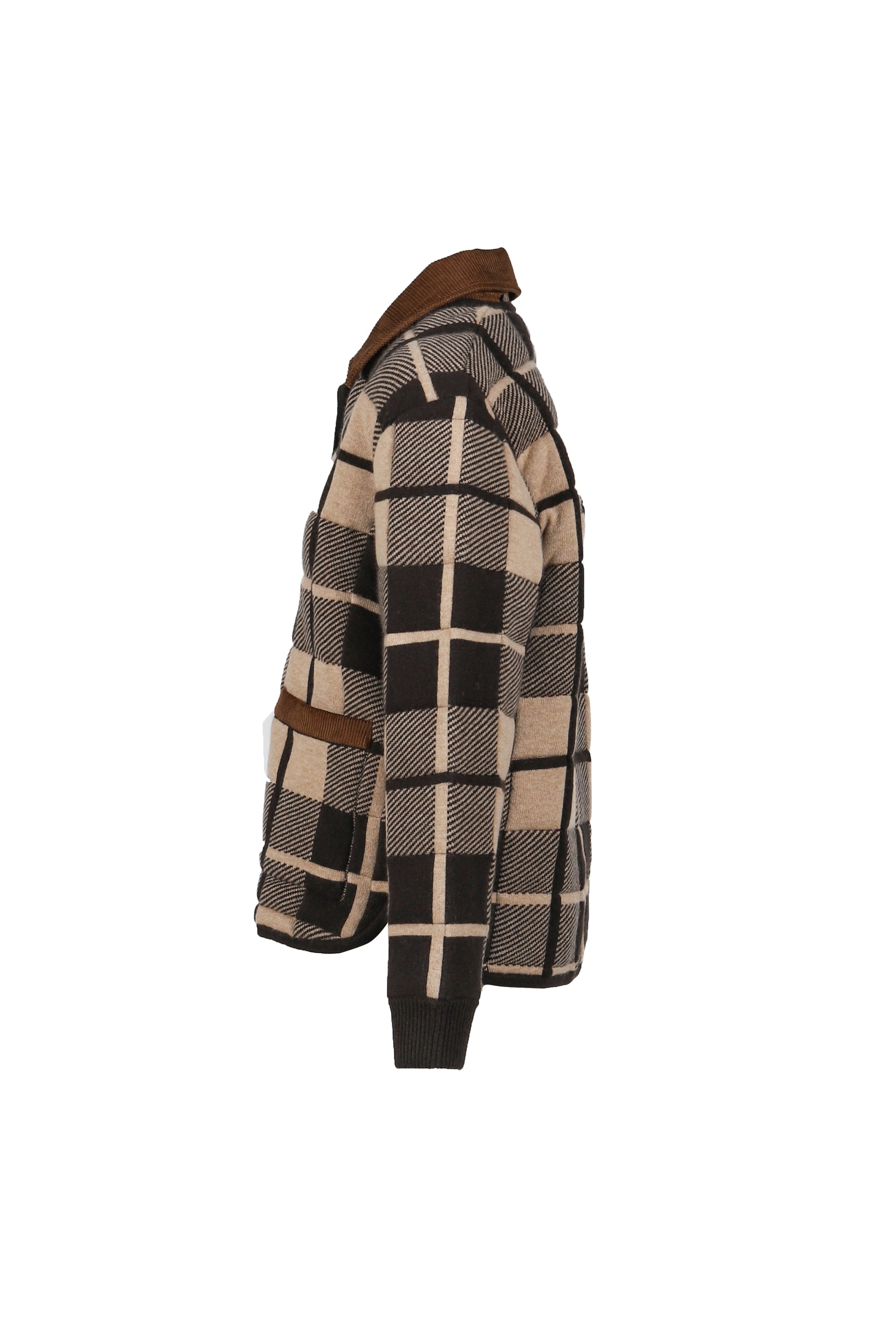 Quilted Plaid Liner Jacket