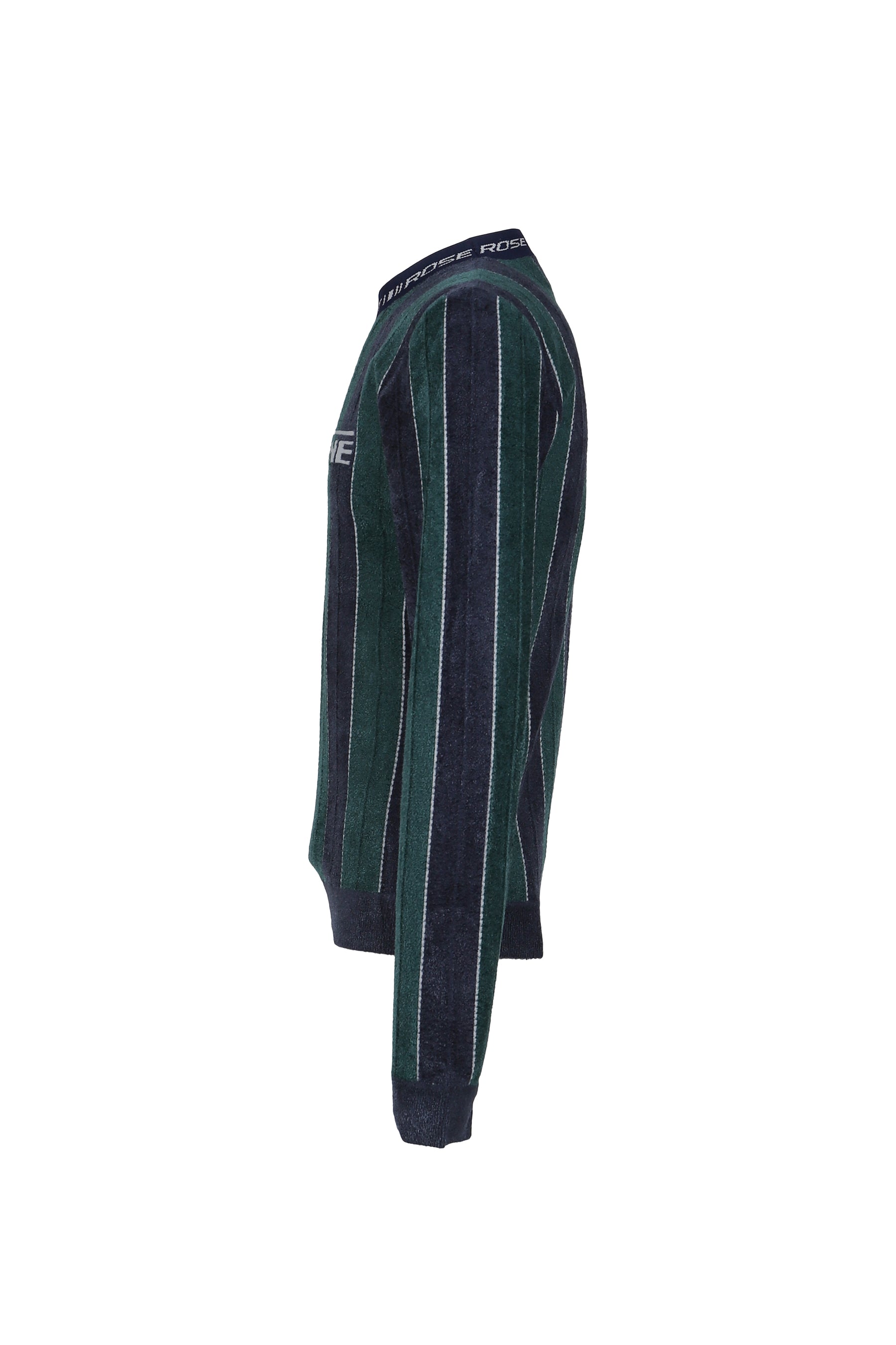 SPORTY LOGO CREW NECK / GRN NVY