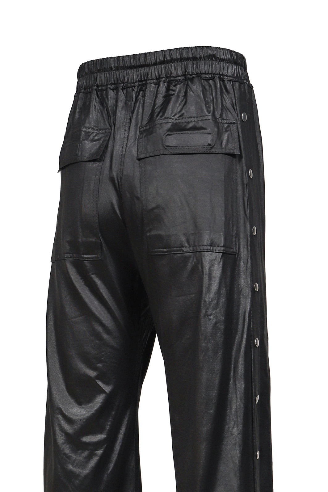 Rick Owens DRKSHDW SS26 WIDE PUSHER PANTS / BLK - NUBIAN