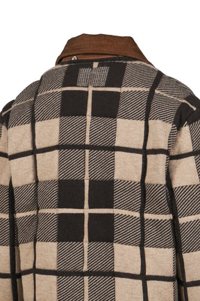 Quilted Plaid Liner Jacket