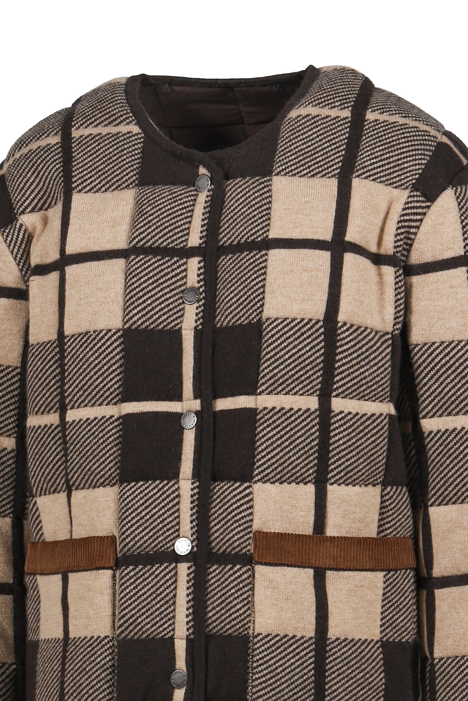 Quilted Plaid Liner Jacket